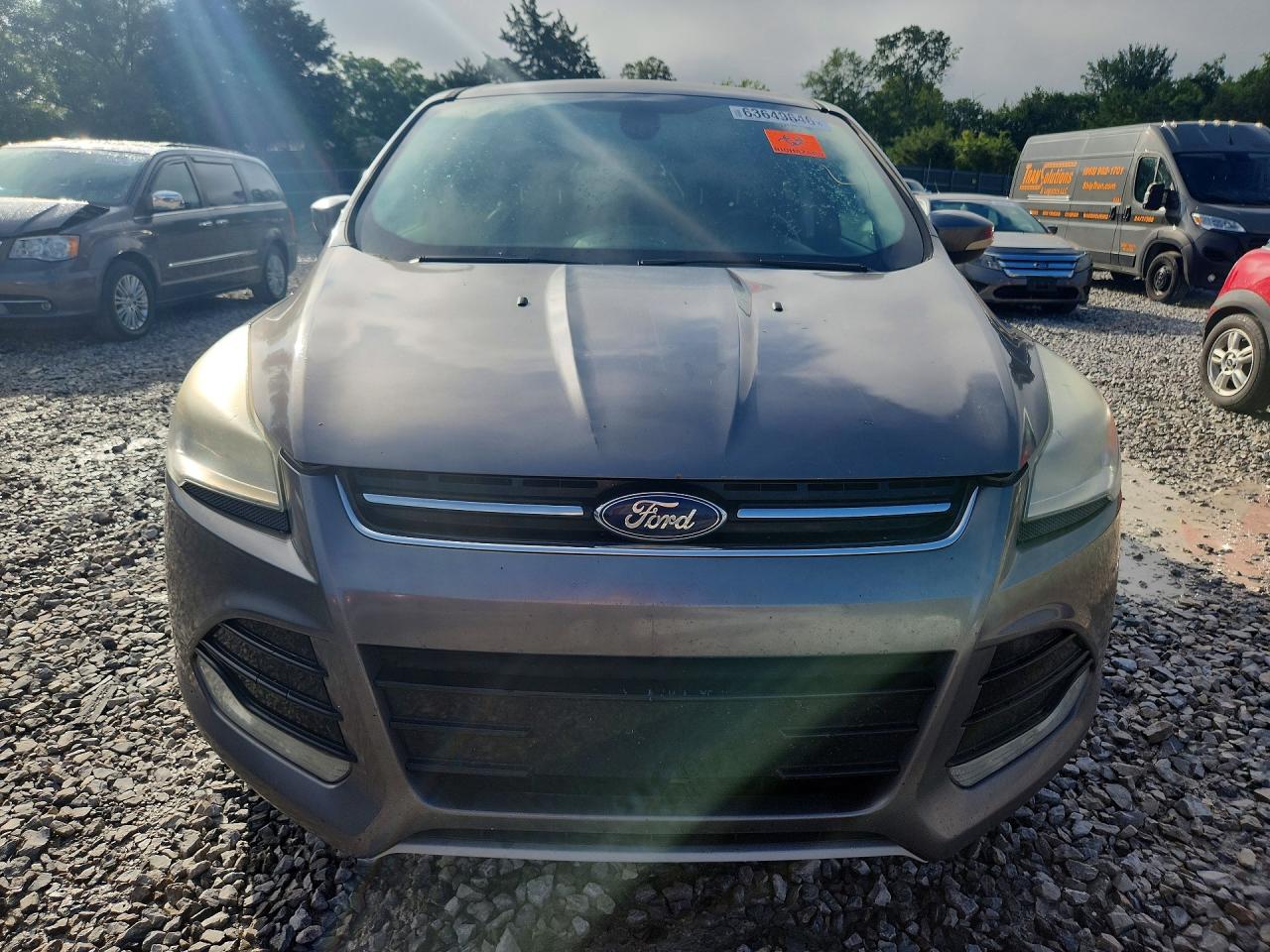 2013 Ford Escape Sel Gray vin: 1FMCU0H92DUA73174