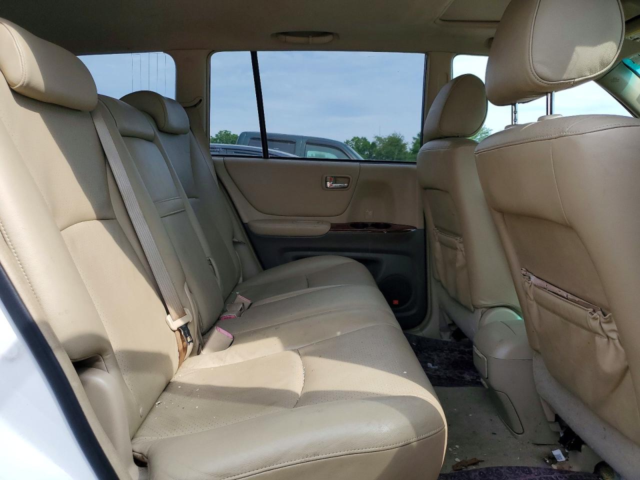 2007 Toyota Highlander Hybrid White vin: JTEHW21A870036819