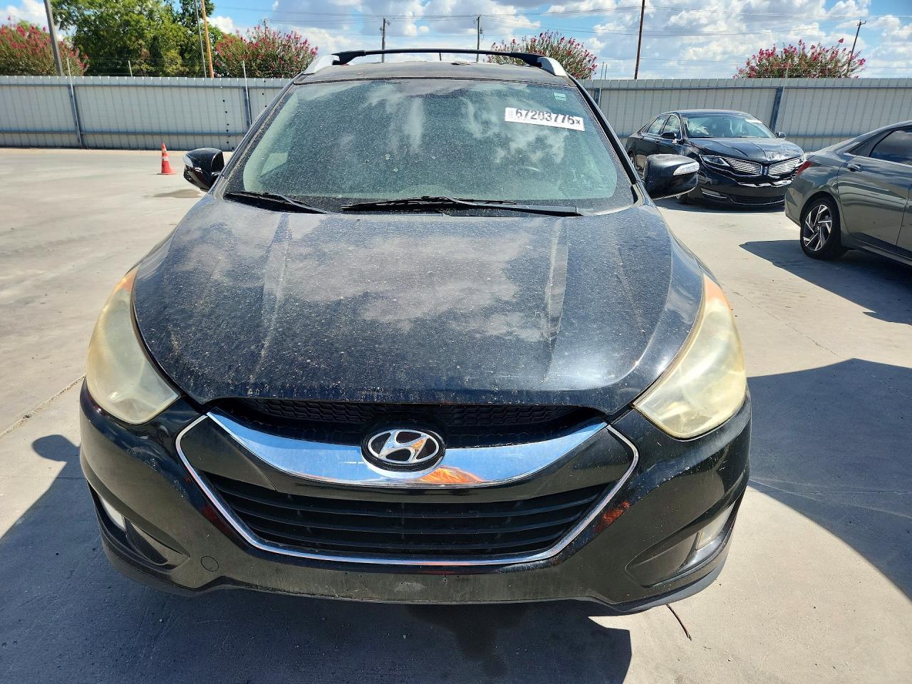 2012 Hyundai Tucson Limited Black vin: KM8JU3AC3CU489845
