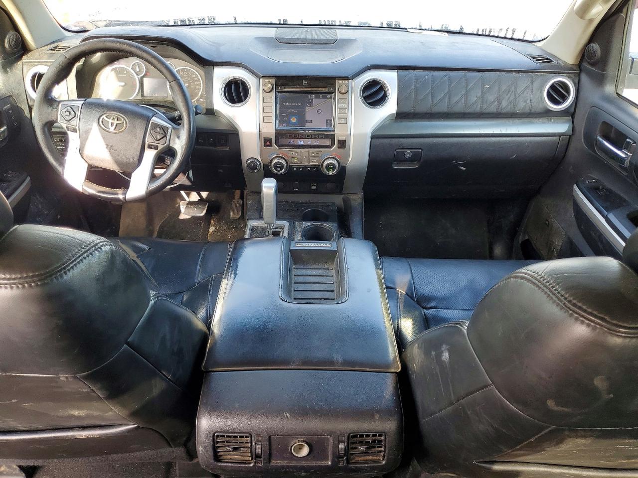 2015 Toyota Tundra Platinum Серебряный vin: 5TFAW5F12FX476282
