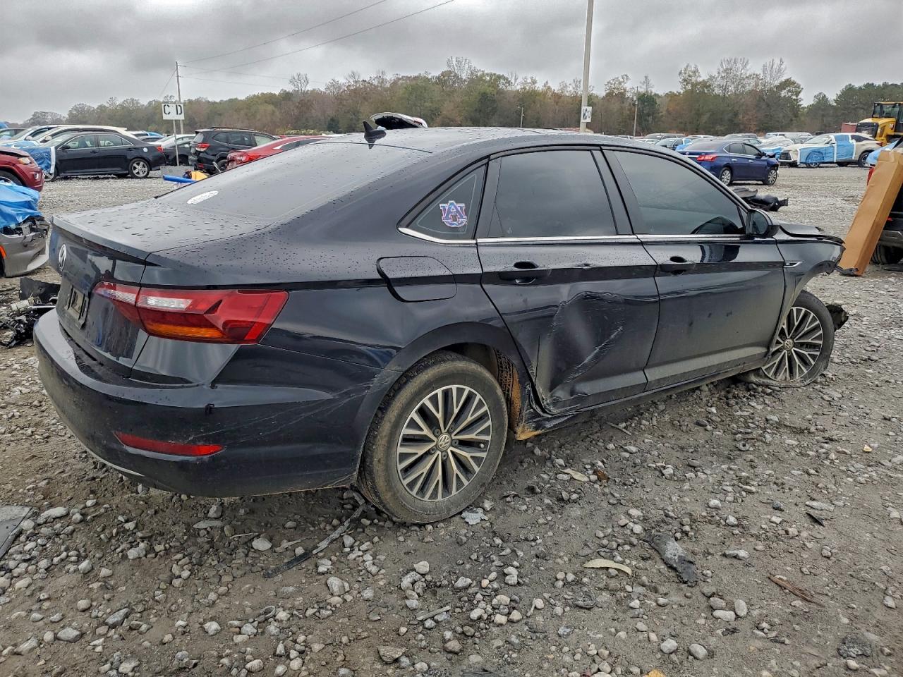 2019 Volkswagen Jetta Sel Black vin: 3VWE57BU9KM101471