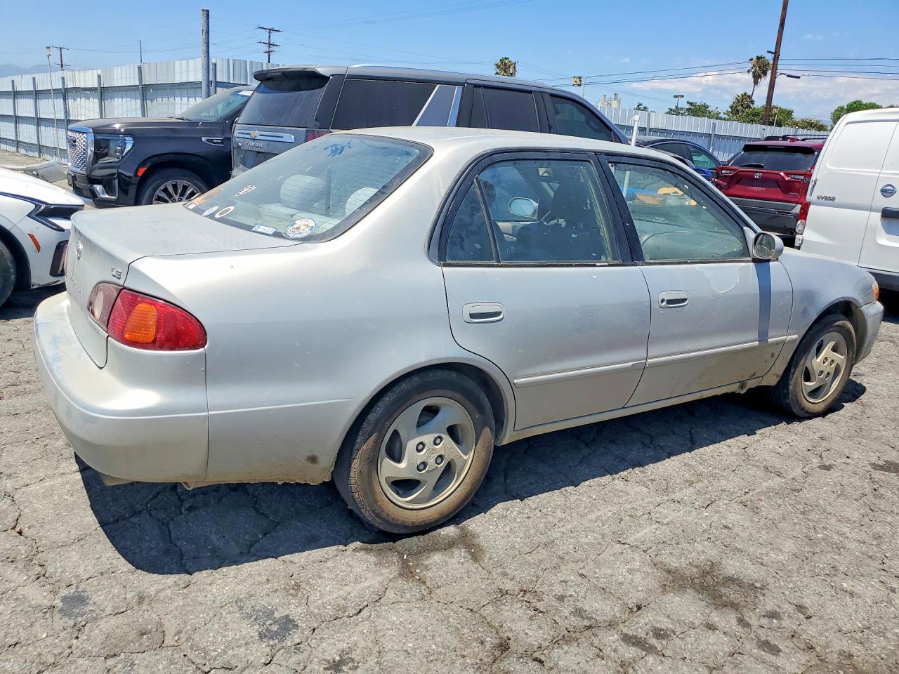 2002 Toyota Corolla Le Silver vin: 1NXBR12E52Z584769
