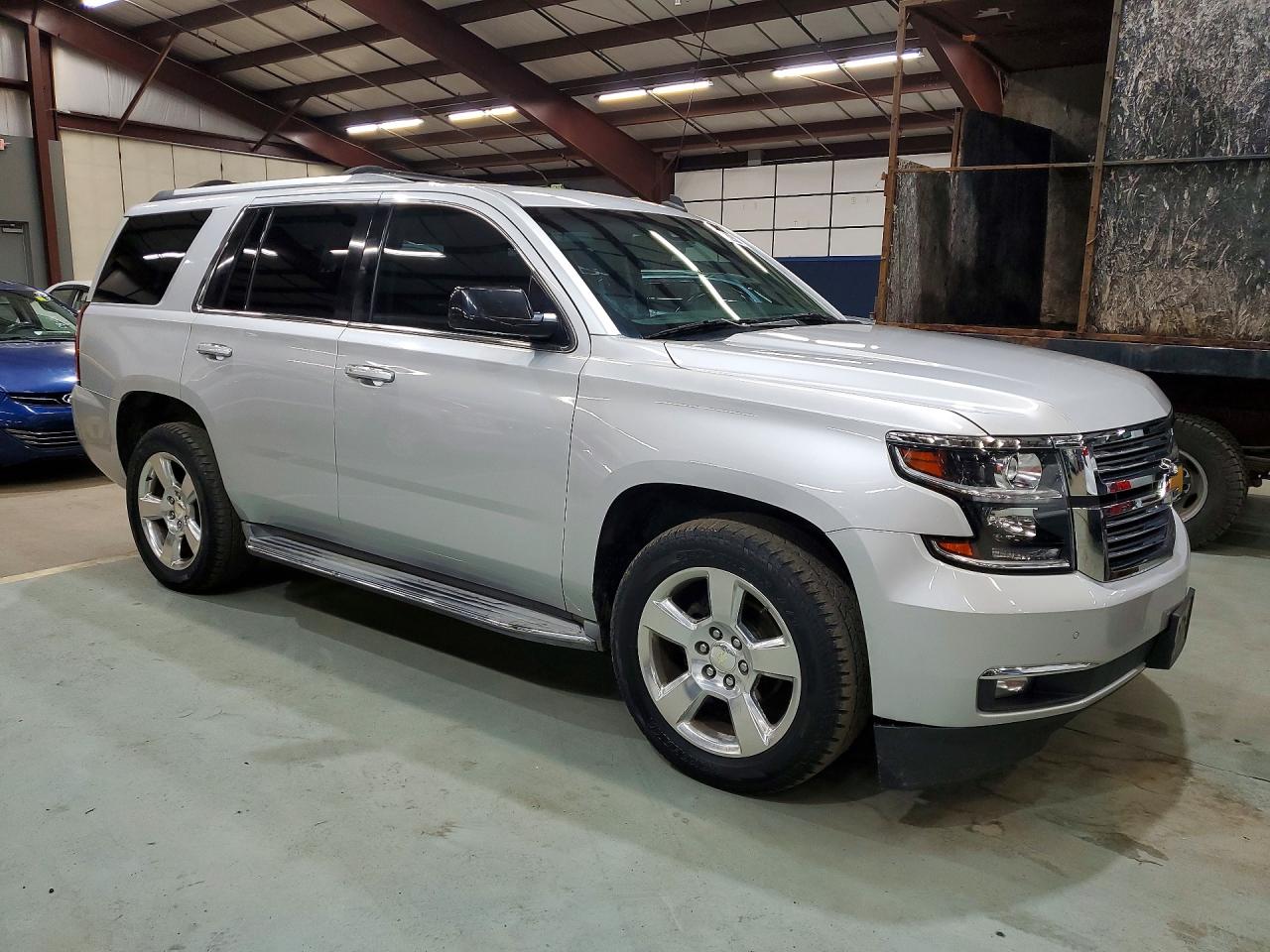 2015 Chevrolet Tahoe K1500 Ltz Silver vin: 1GNSKCKC7FR201563