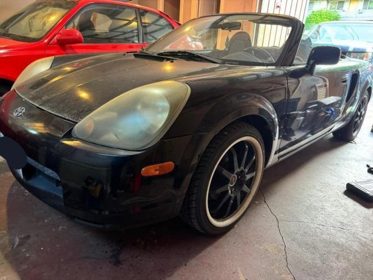 2002 Toyota Mr2 Spyder Black vin: JTDFR320420052698