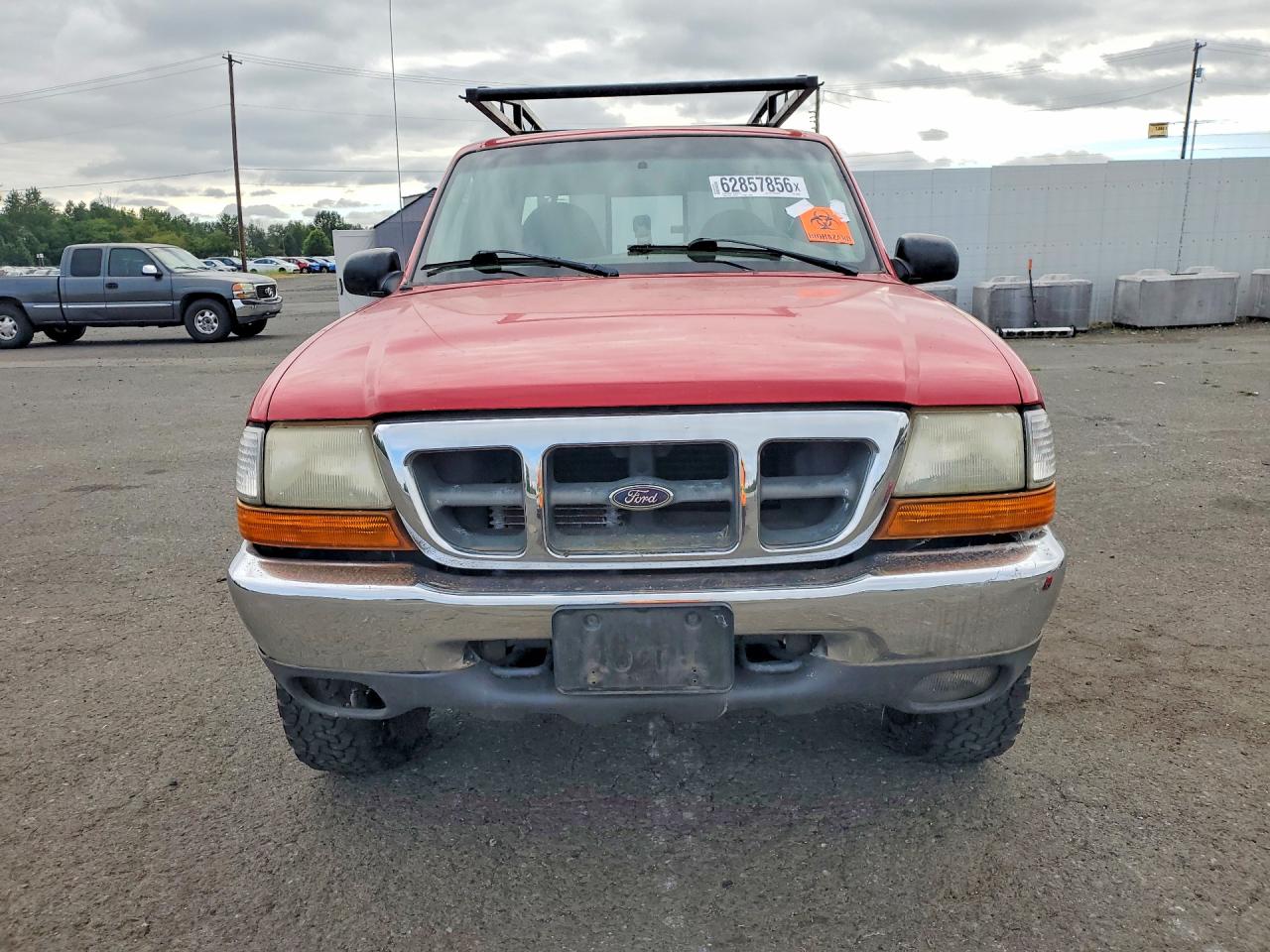 2000 Ford Ranger Super Cab Red vin: 1FTZR15X8YPA82099