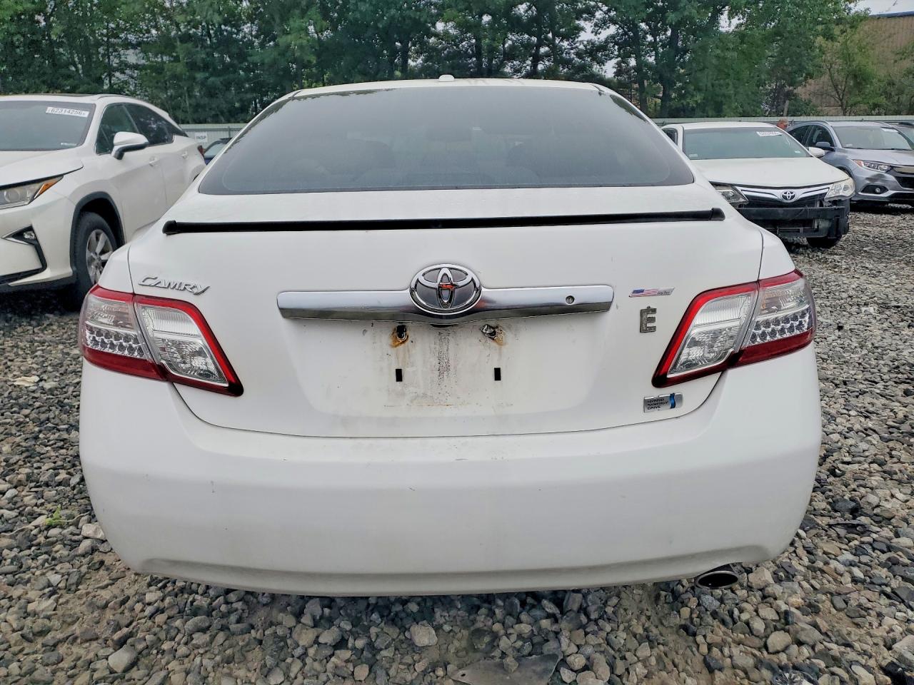 2011 Toyota Camry Hybrid White vin: 4T1BB3EK0BU131340