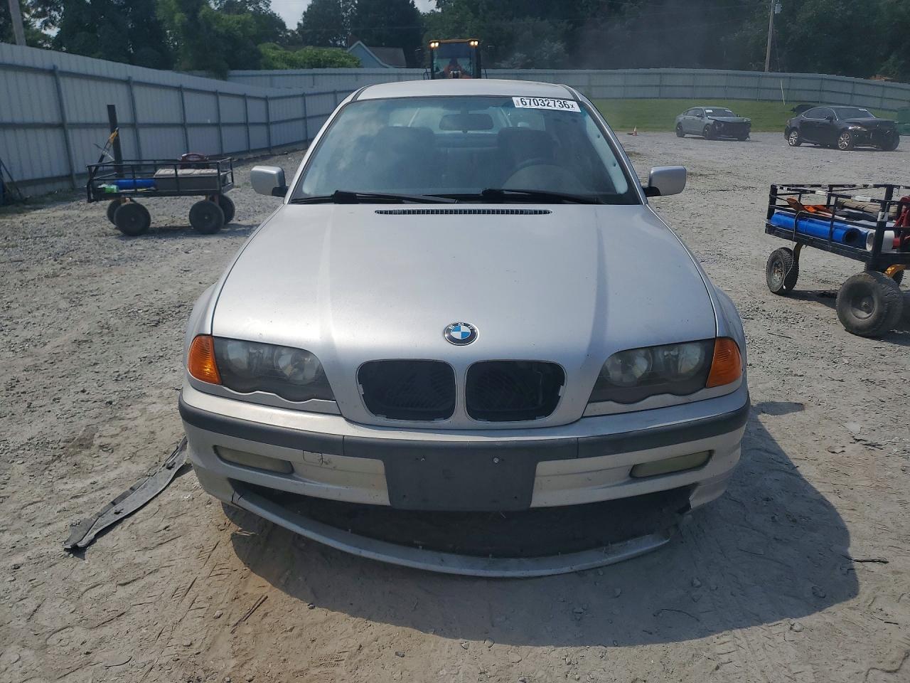 2001 Bmw 325 I Silver vin: WBAAV33411FU95908