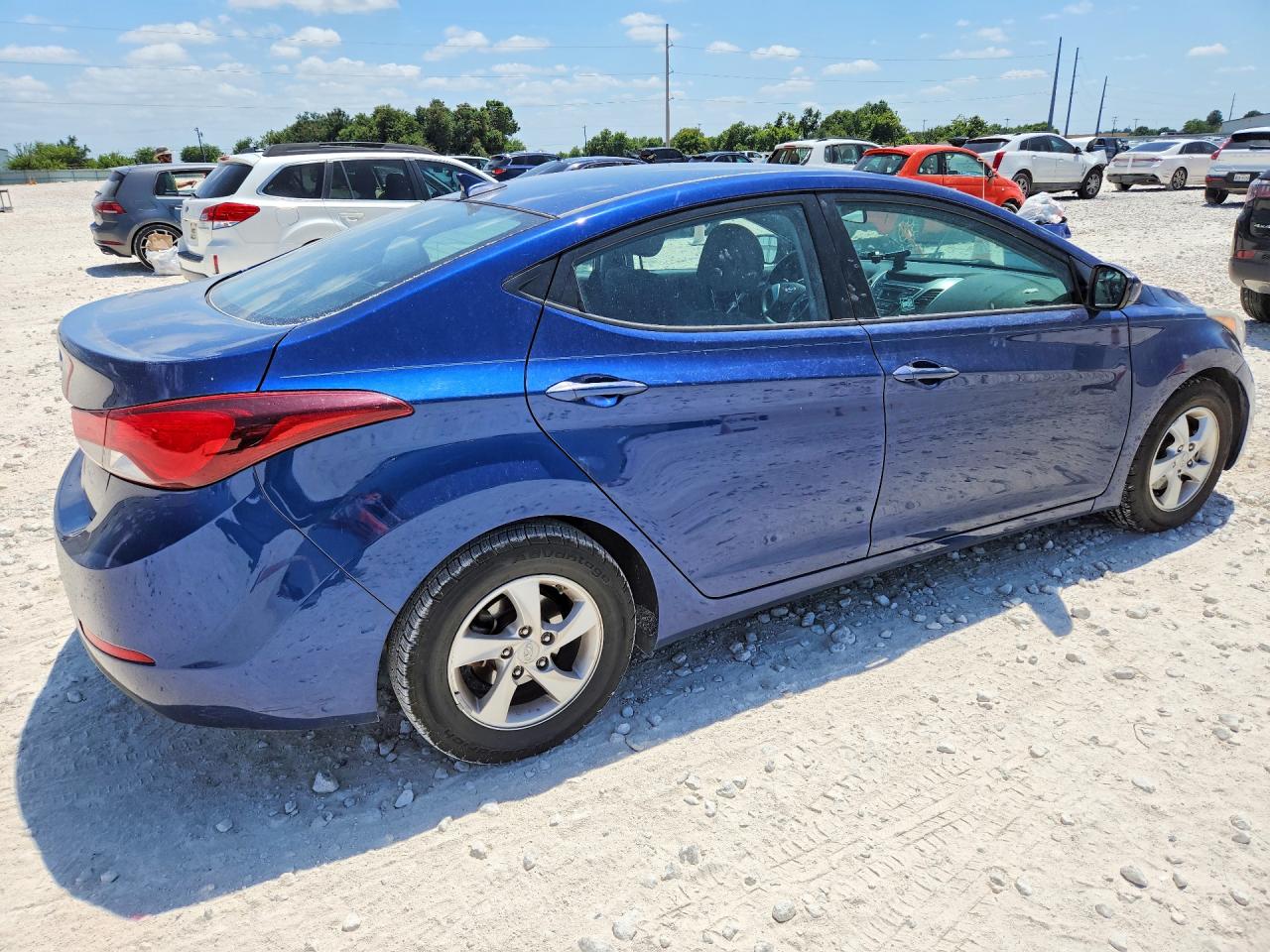 2015 Hyundai Elantra Se Blue vin: 5NPDH4AE6FH649325