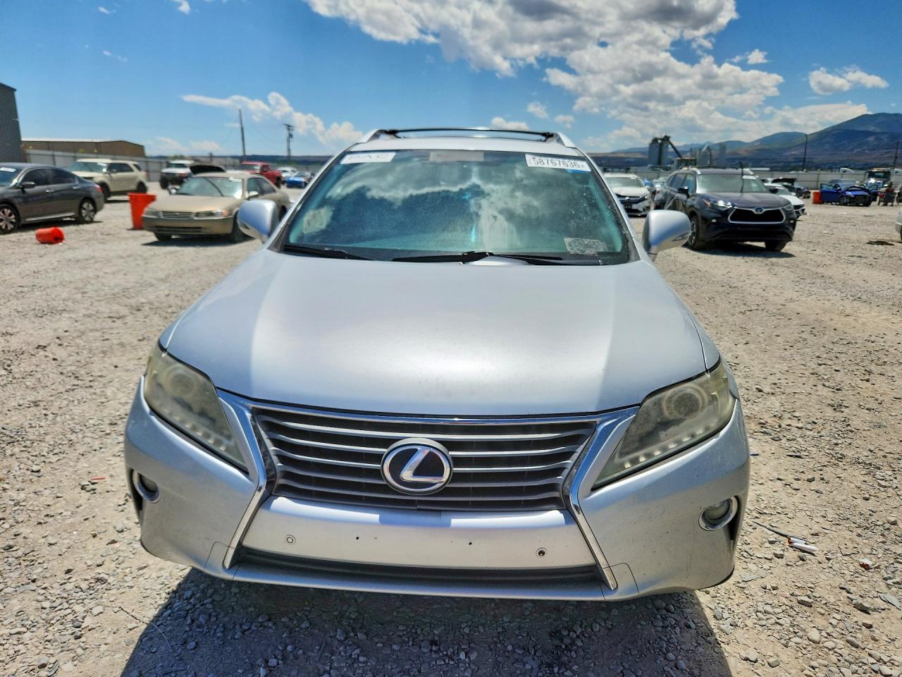 2013 Lexus Rx 450h Silver vin: JTJBC1BA5D2442517