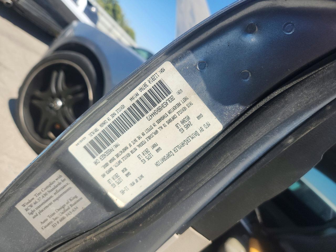 2006 Dodge Charger R/t Gray vin: 2B3LA53H96H344473