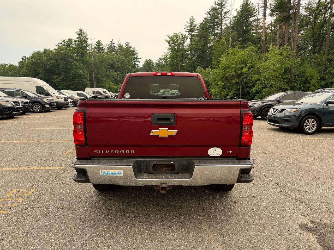 2014 Chevrolet Silverado K1500 Lt Red vin: 1GCVKREC8EZ147175