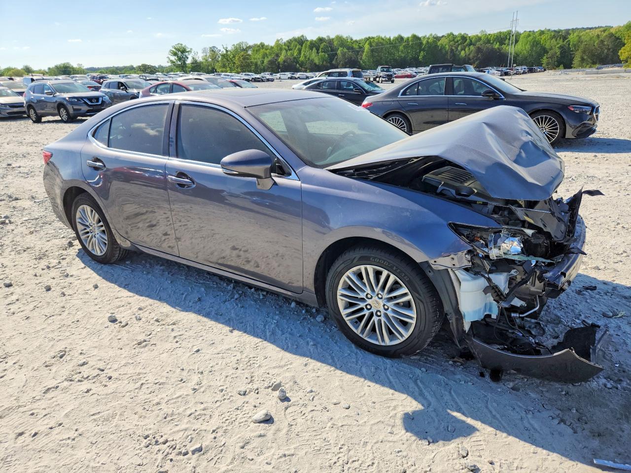 2015 Lexus Es 350 Gray vin: JTHBK1GGXF2159163
