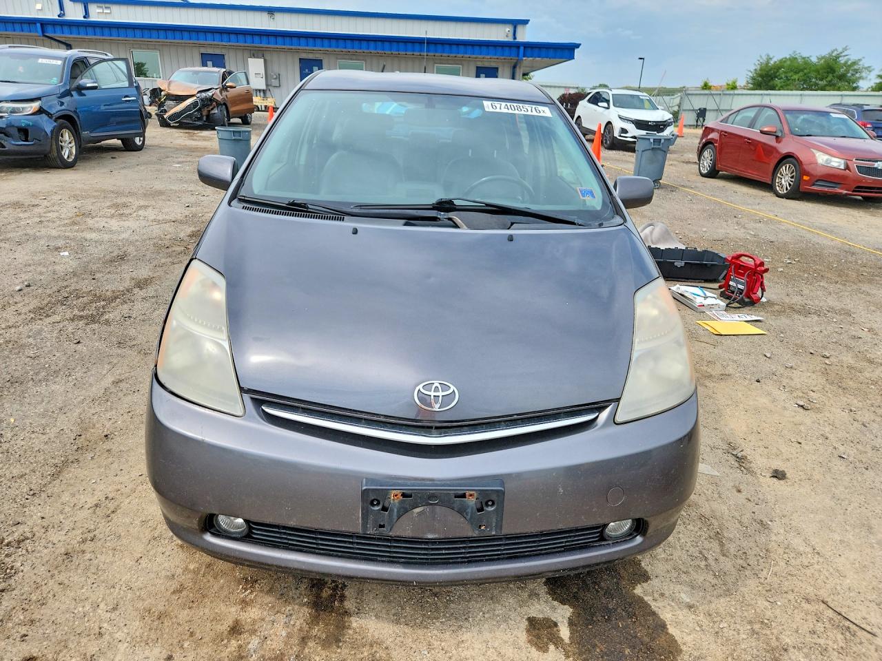 2008 Toyota Prius Gray vin: JTDKB20U183441390