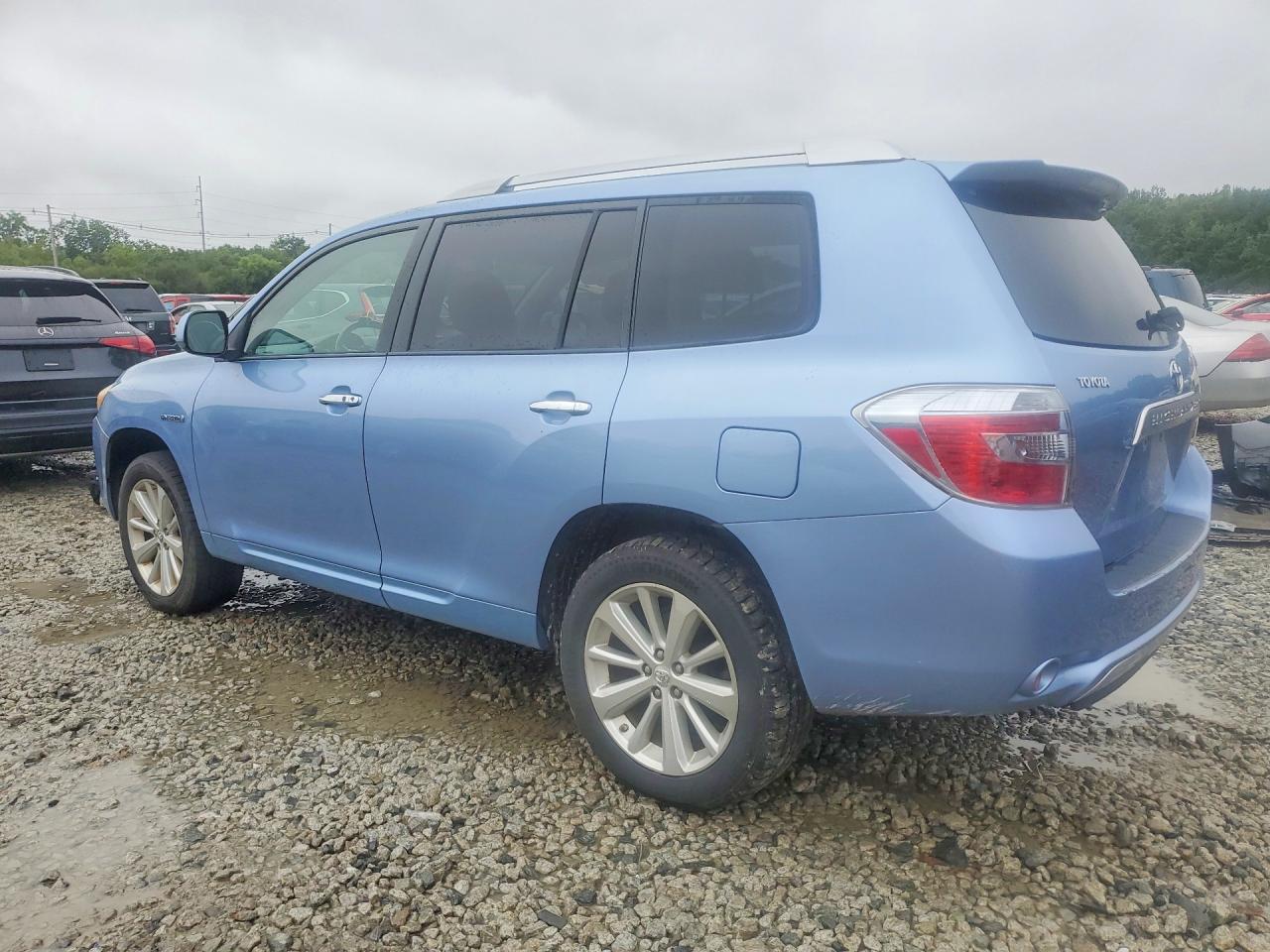 2009 Toyota Highlander Hybrid Limited Blue vin: JTEEW44A992028181
