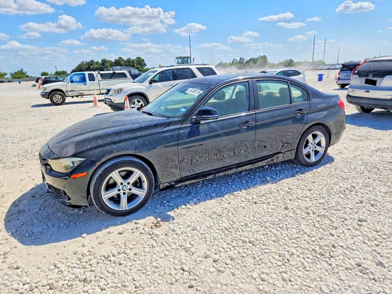 2014 Bmw 320 I Black vin: WBA3B1G5XENS81231