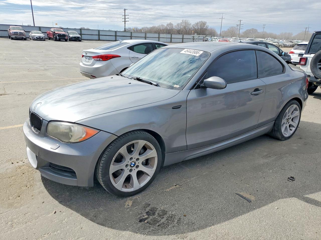 2009 Bmw 135 I Gray vin: WBAUC73569VK94851