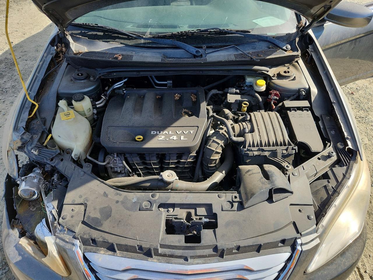 2012 Chrysler 200 Lx Gray vin: 1C3CCBAB1CN145110