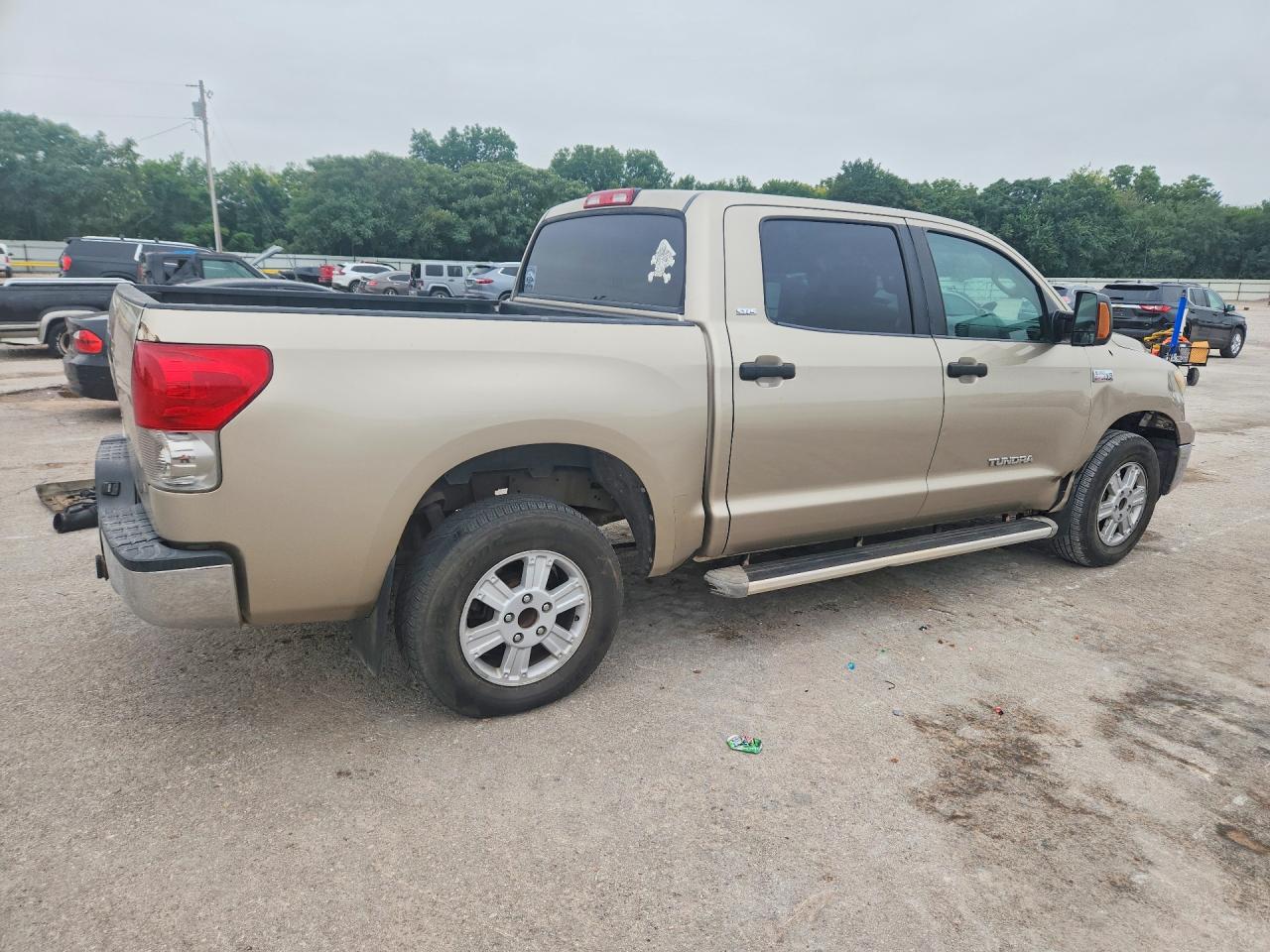 2008 Toyota Tundra Sr5 Желто-коричневый vin: 5TFEV54128X035147