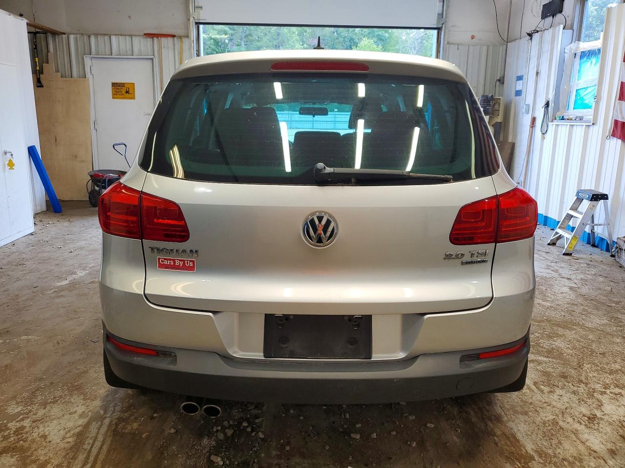 2013 Volkswagen Tiguan S Silver vin: WVGBV3AX2DW578185