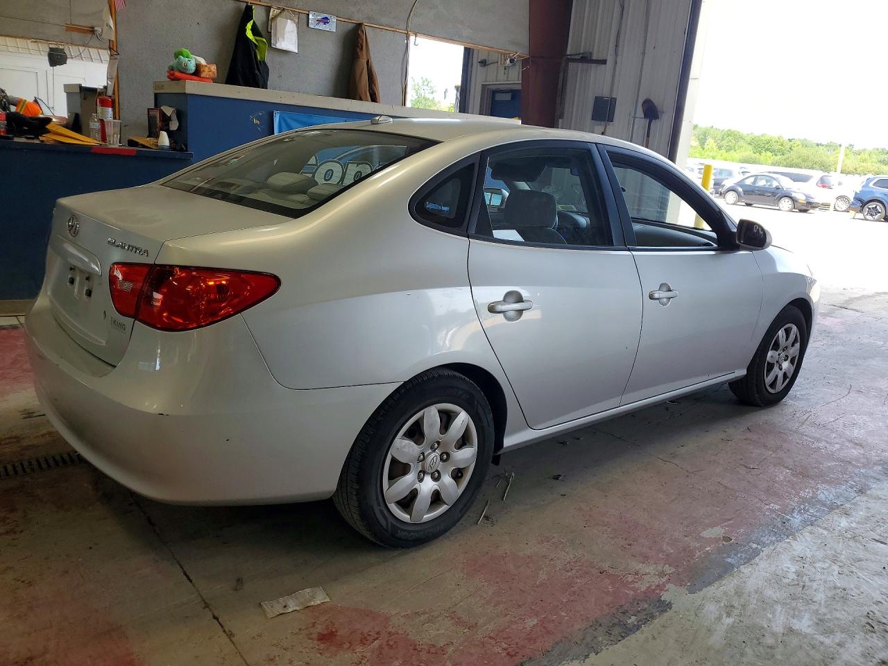 2008 Hyundai Elantra Gls Silver vin: KMHDU46D68U284757