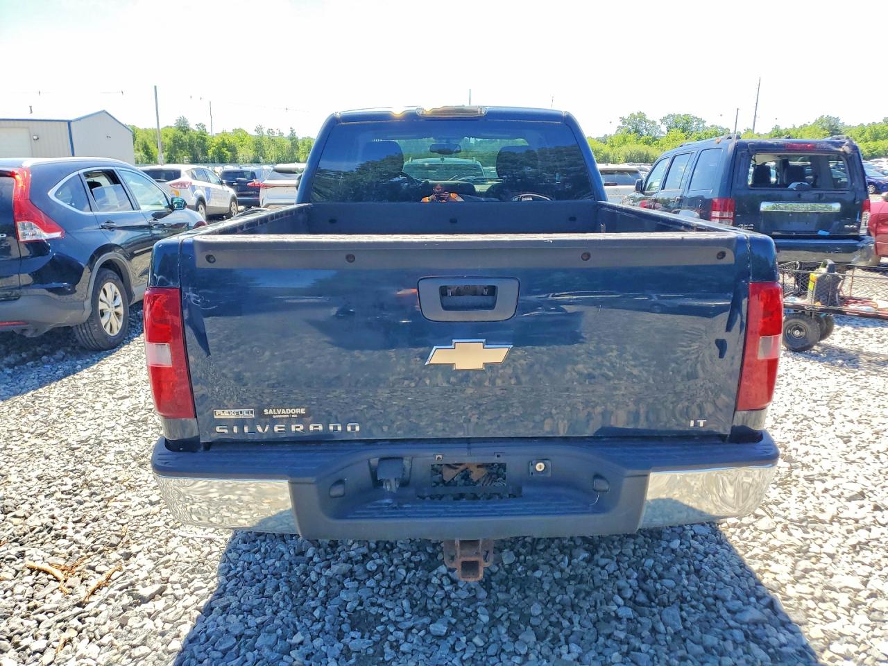 2008 Chevrolet Silverado K1500 Blue vin: 2GCEK190681277647