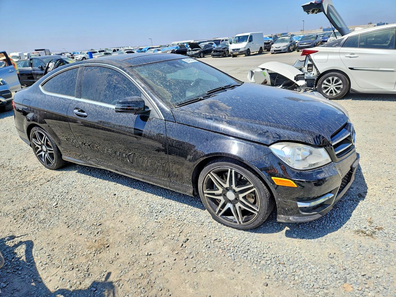 2013 Mercedes-benz C 250 Black vin: WDDGJ4HBXDF994187