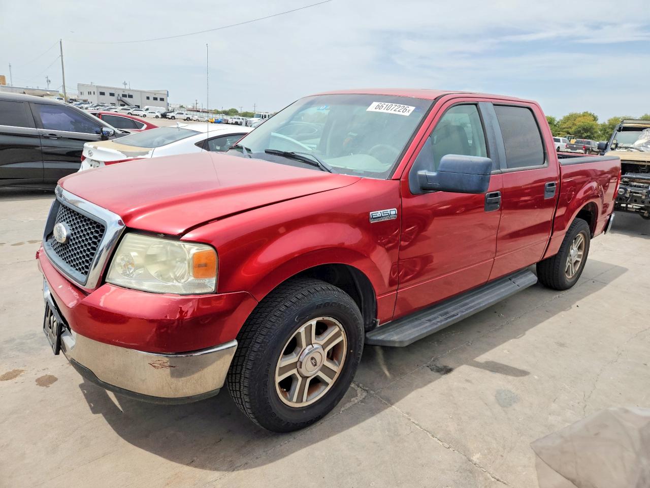 2008 Ford F150 Supercrew Red vin: 1FTPW12V28FB95779