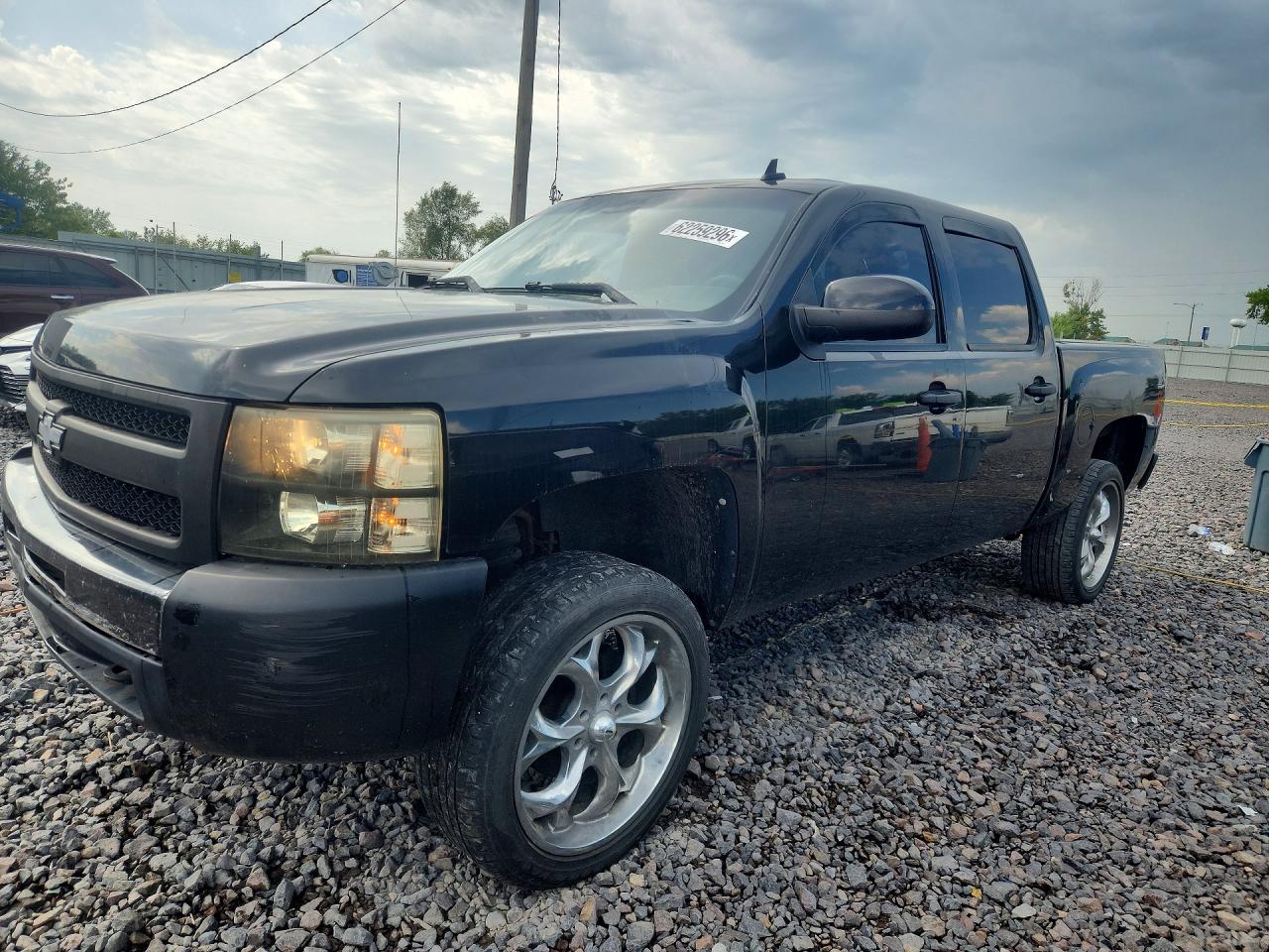 2009 Chevrolet Silverado K1500 Lt Black vin: 3GCEK23M29G248172