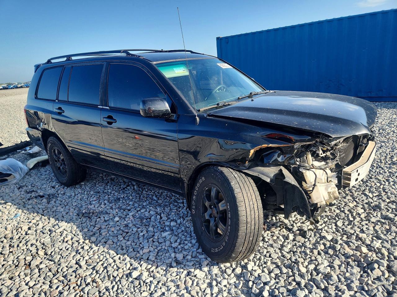 2006 Toyota Highlander Limited Black vin: JTEEP21A160155343