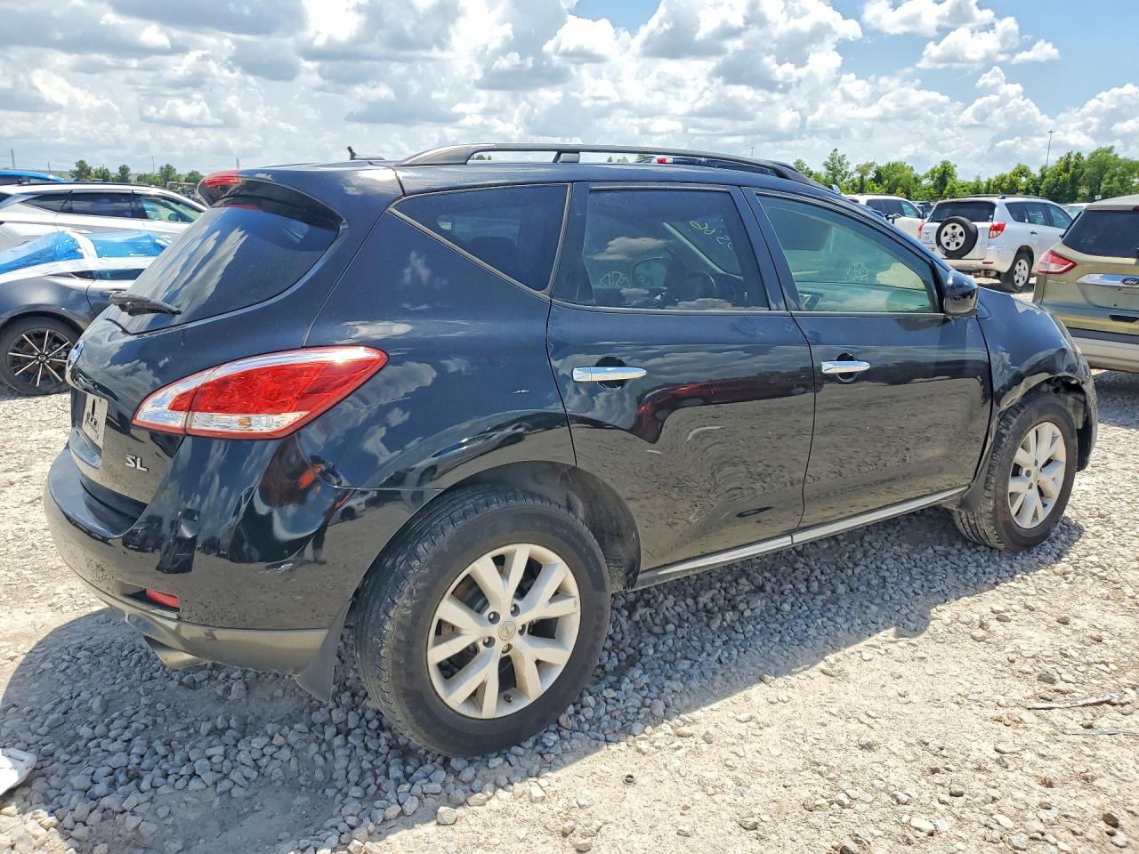 2014 Nissan Murano Sl Black vin: JN8AZ1MU2EW408196