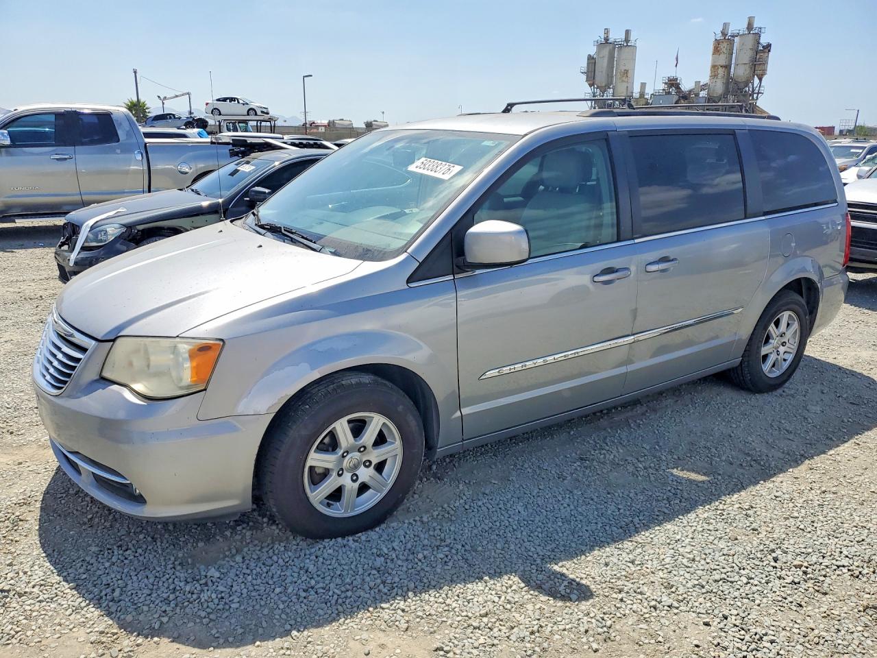 2013 Chrysler Town & Country Touring Silver vin: 2C4RC1BG5DR554855