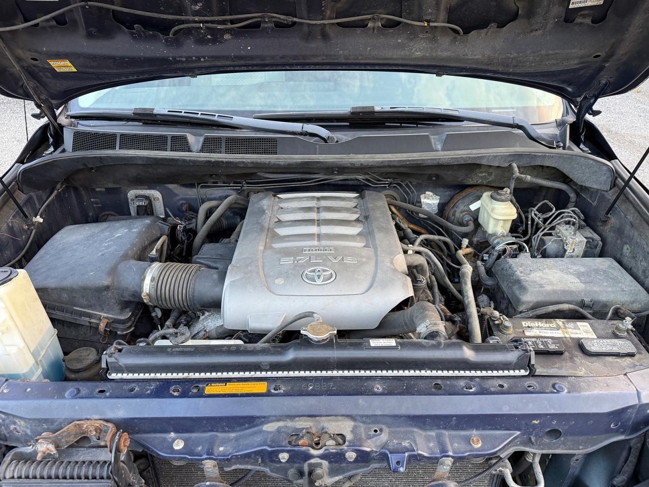 2007 Toyota Tundra Crewmax Sr5 Синий vin: 5TBDV54167S462078