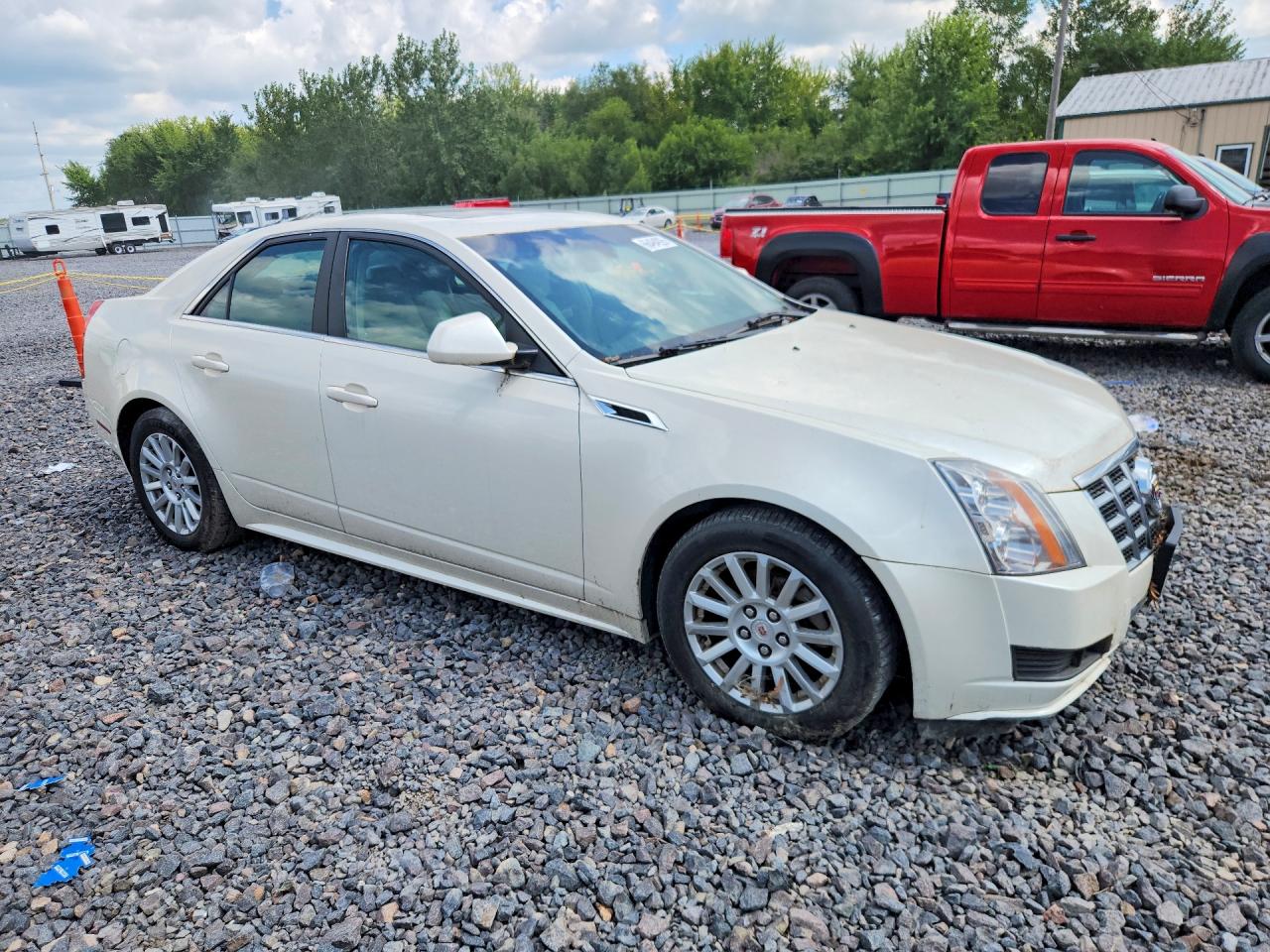 2013 Cadillac Cts Luxury Collection White vin: 1G6DG5E5XD0179638