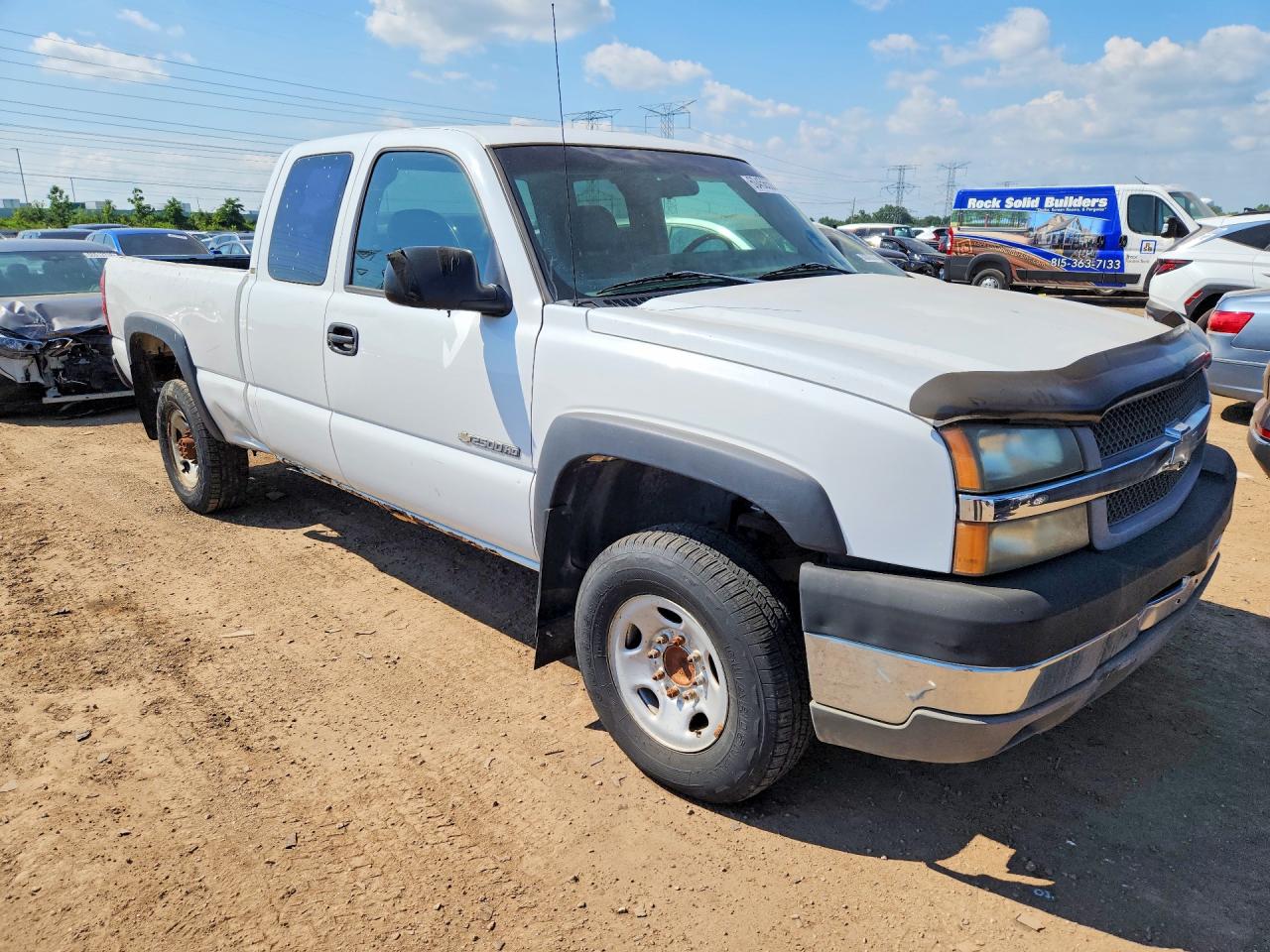 2003 Chevrolet Silverado C2500 Heavy Duty White vin: 1GCHC29UX3E274440