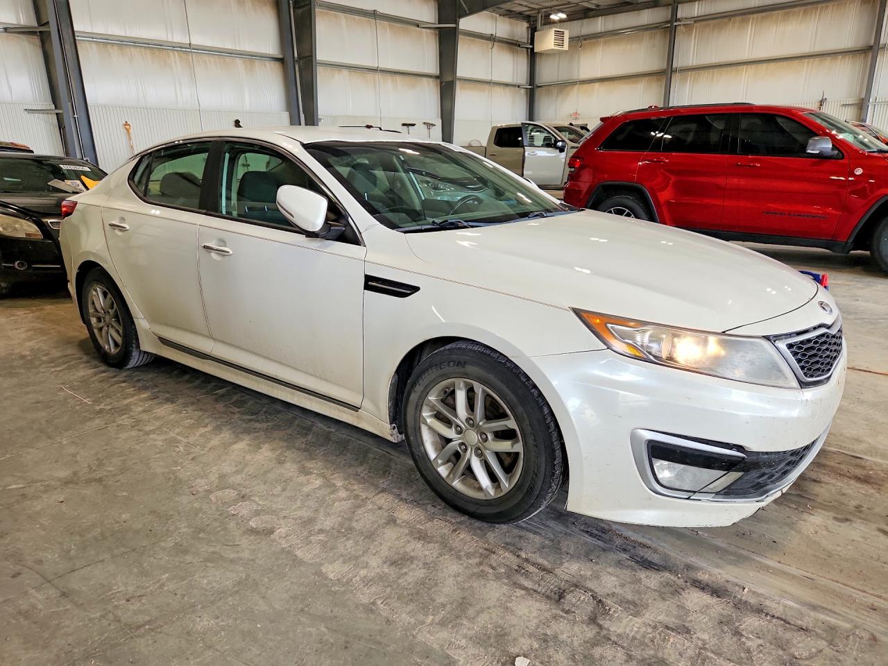 2012 Kia Optima Hybrid White vin: KNAGM4AD5C5011690