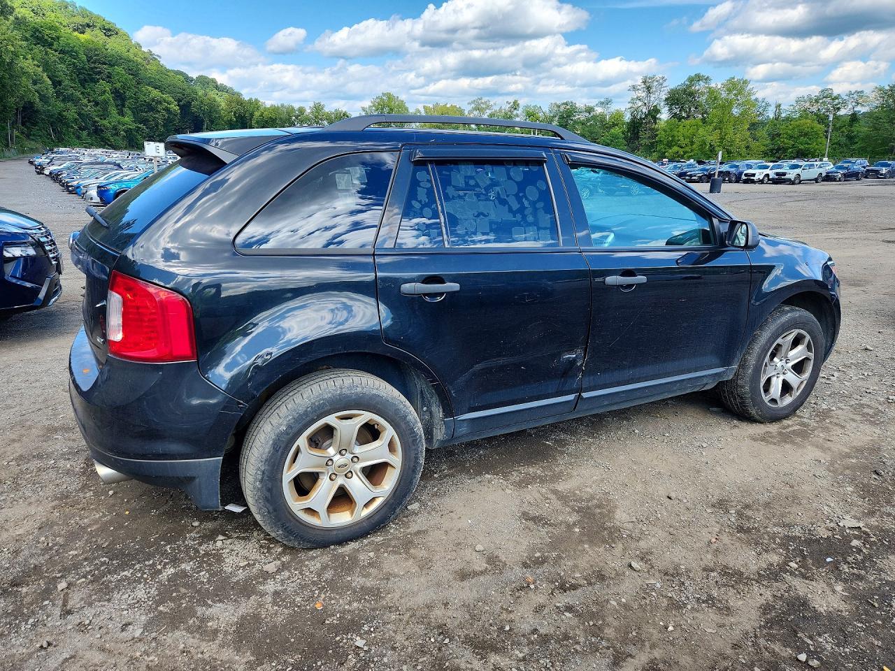 2013 Ford Edge Se Black vin: 2FMDK4GC1DBC63990