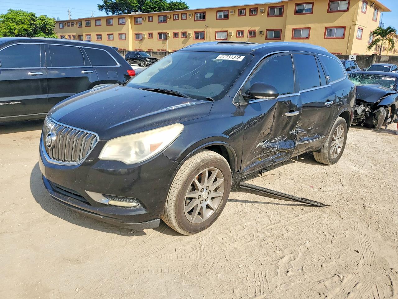 2013 Buick Enclave Black vin: 5GAKRCKD5DJ268978