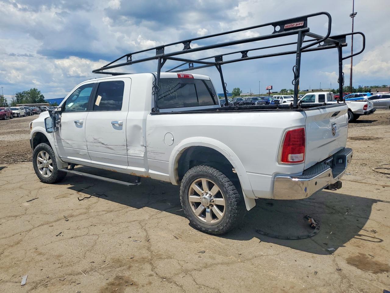 2013 Ram 2500 Longhorn White vin: 3C6UR5PL1DG533746