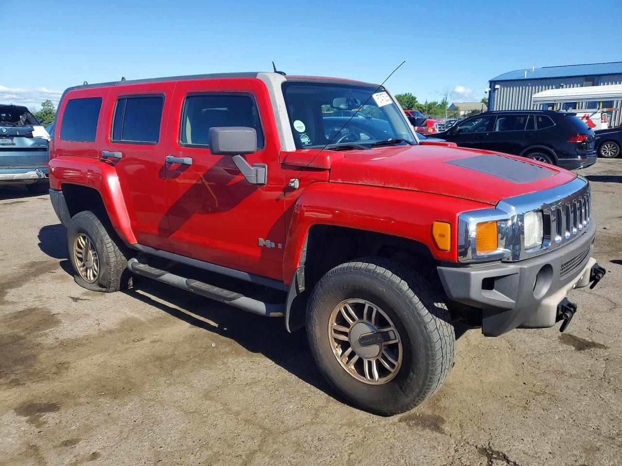 2006 Hummer H3 Red vin: 5GTDN136768141109