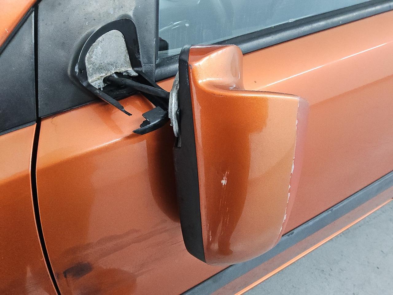 2009 Kia Rio5 Lx Orange vin: KNADE243896567101 Damage: Left Mirror, Broken, Replacement Required