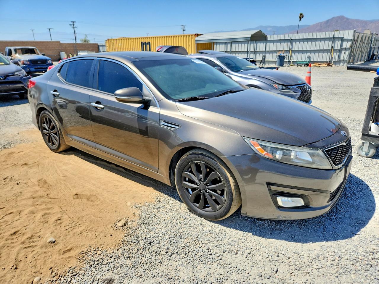 2014 Kia Optima Ex Brown vin: 5XXGN4A79EG264522