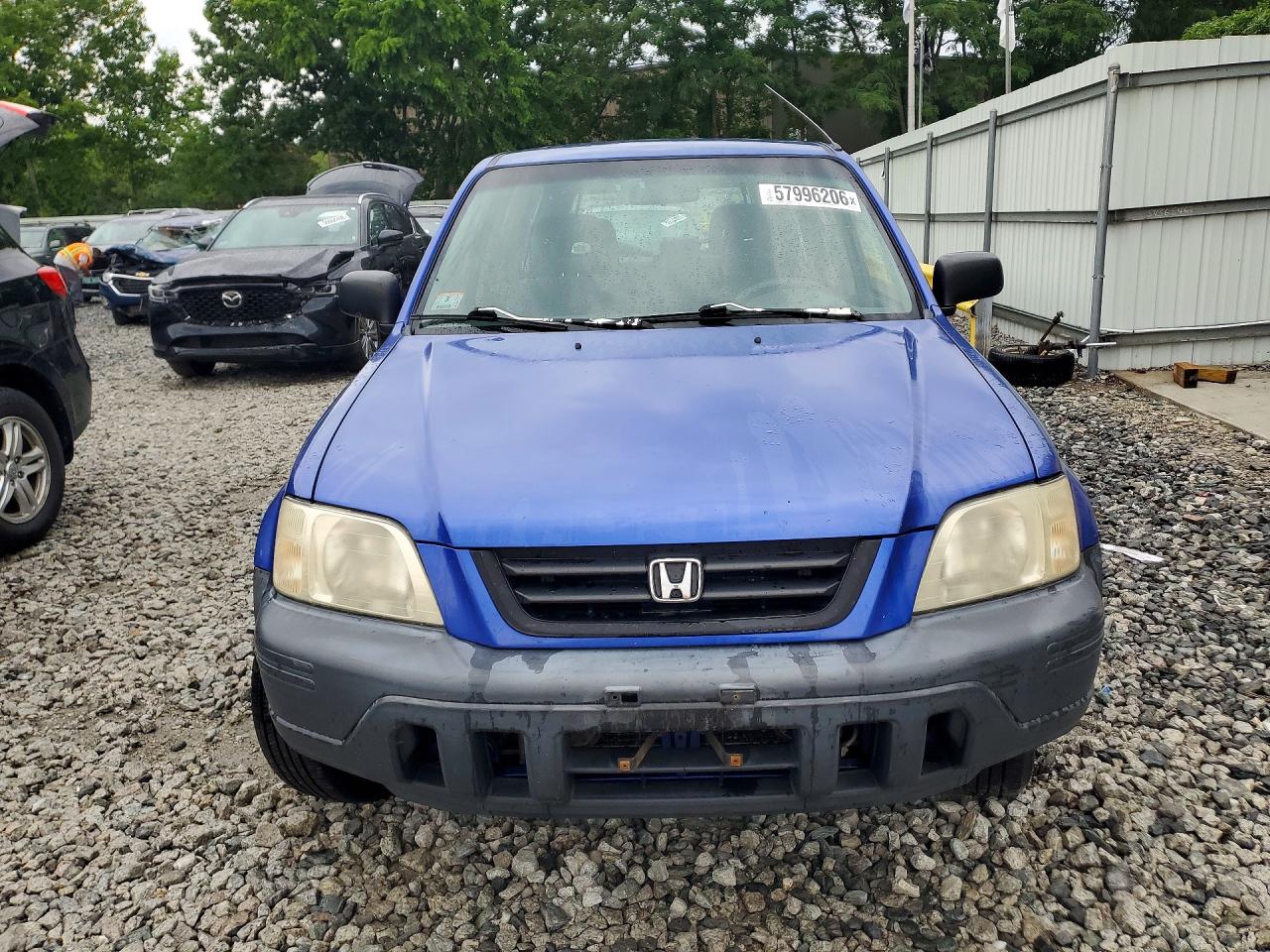 2001 Honda Cr-v Lx Blue vin: JHLRD18471C031399