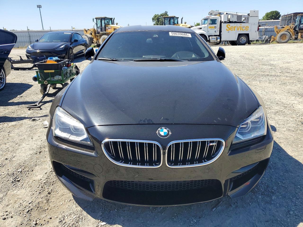 2014 Bmw M6 Gran Coupe Black vin: WBS6C9C58EDV73914