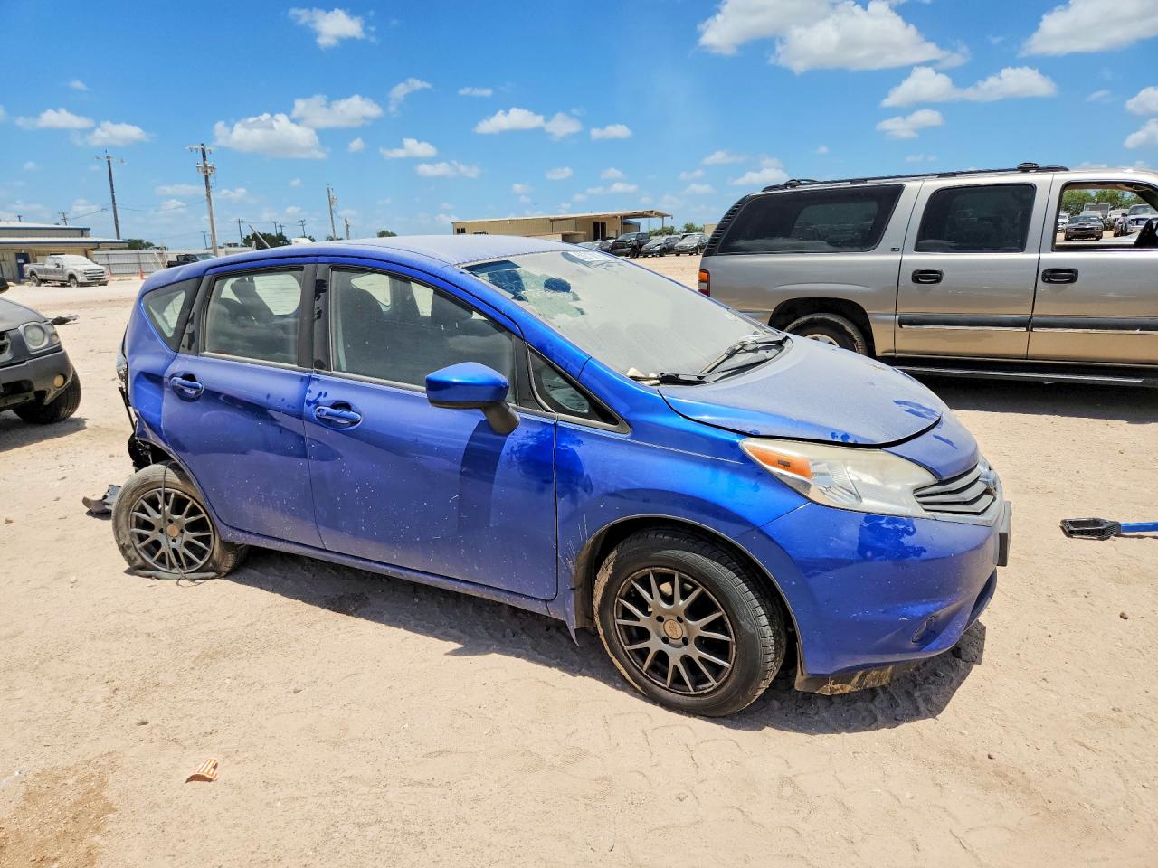 2015 Nissan Versa Note S Plus Синий vin: 3N1CE2CPXFL371250