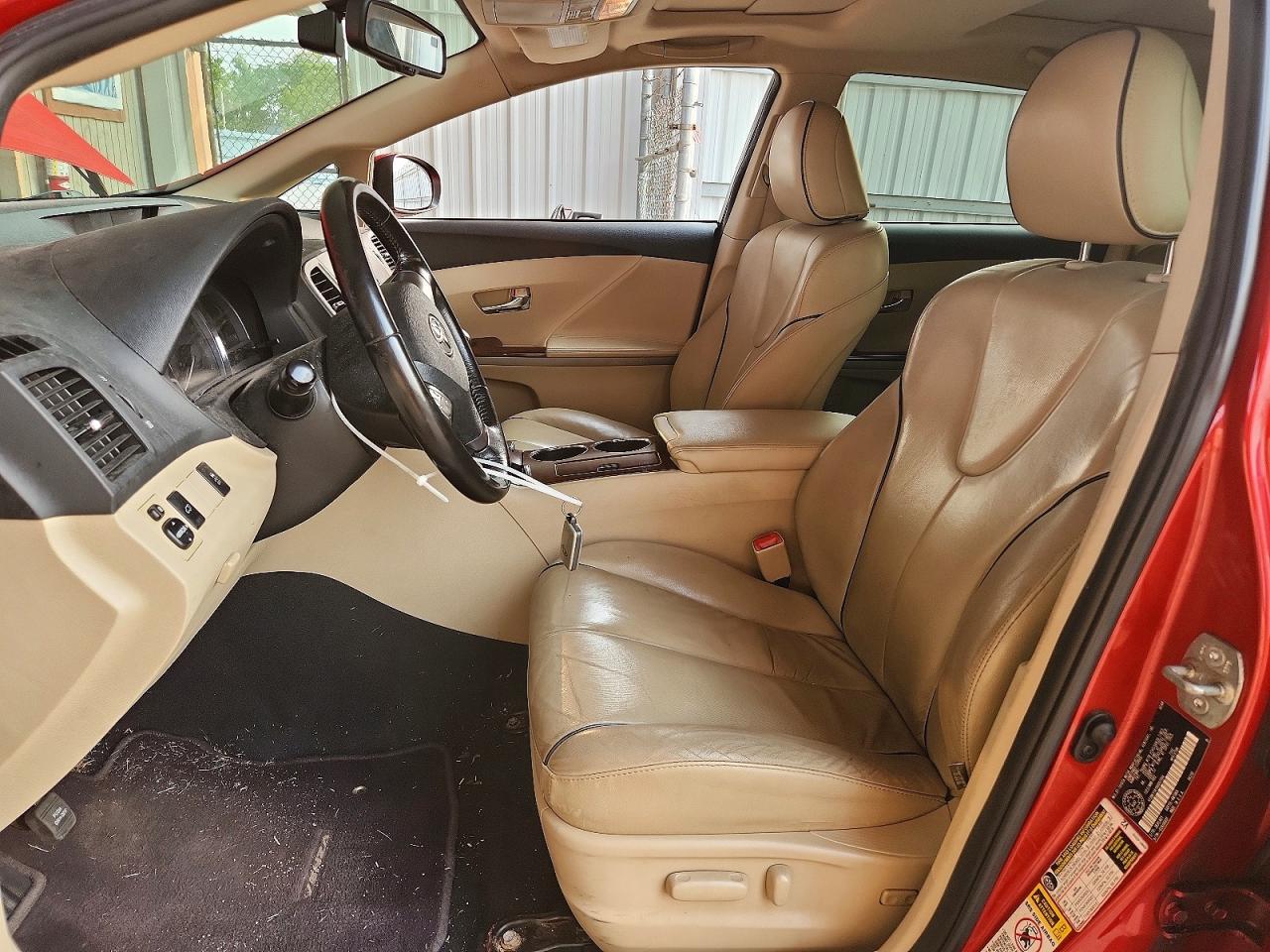 2009 Toyota Venza Awd V6 Red vin: 4T3BK11A19U007094