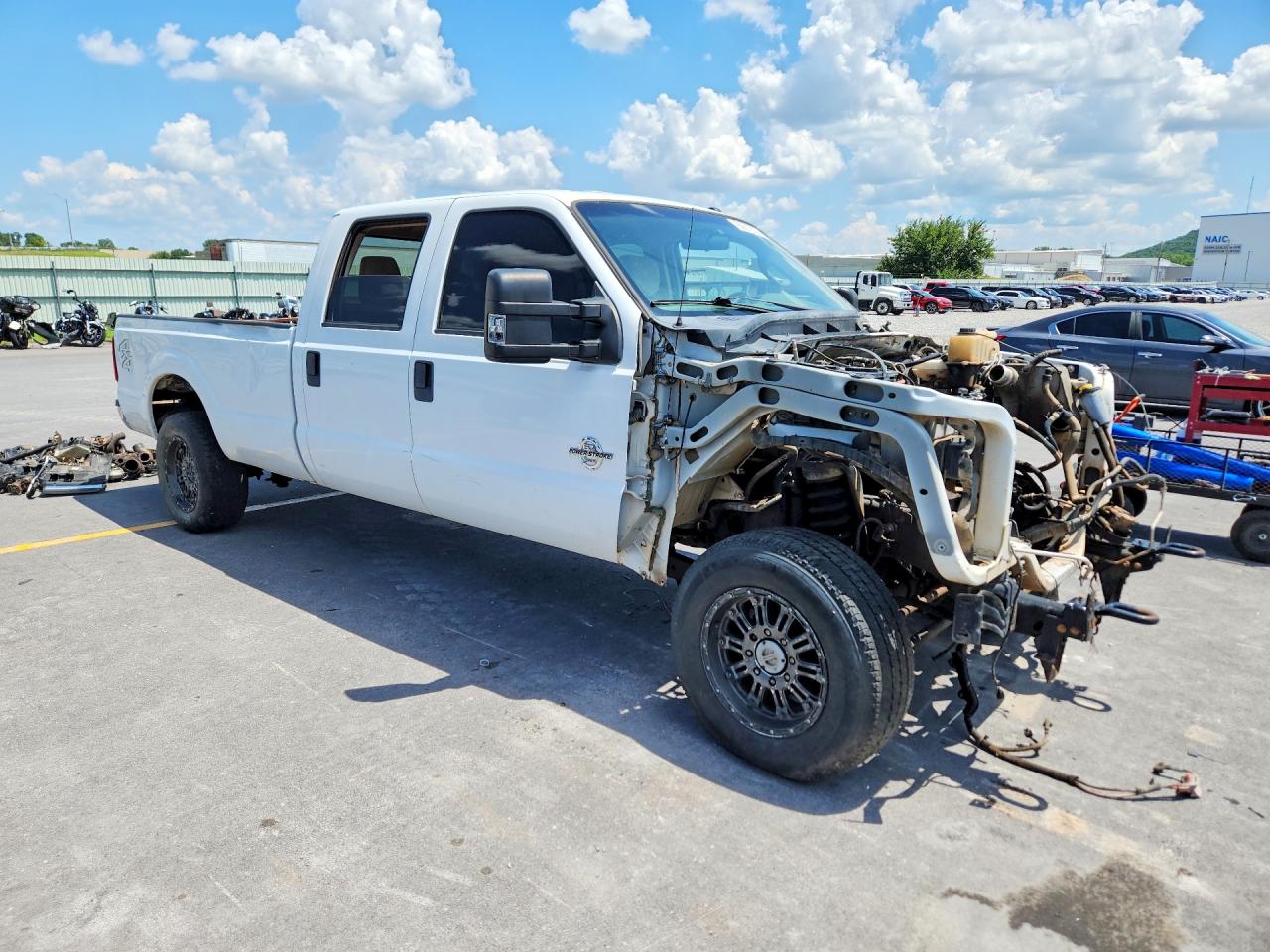 2012 Ford F250 Super Duty White vin: 1FT7W2BT8CEB29725