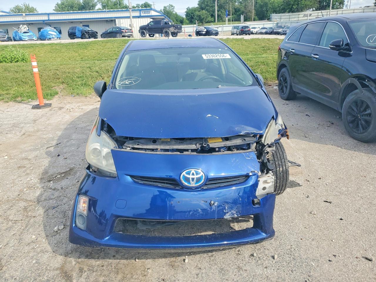2010 Toyota Prius Iii Blue vin: JTDKN3DU9A0055119