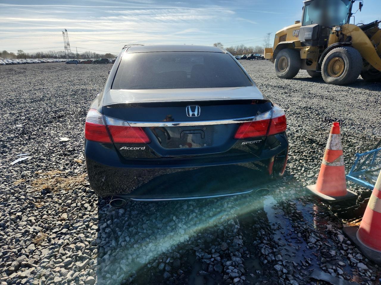2014 Honda Accord Sport Черный vin: 1HGCR2F56EA130711