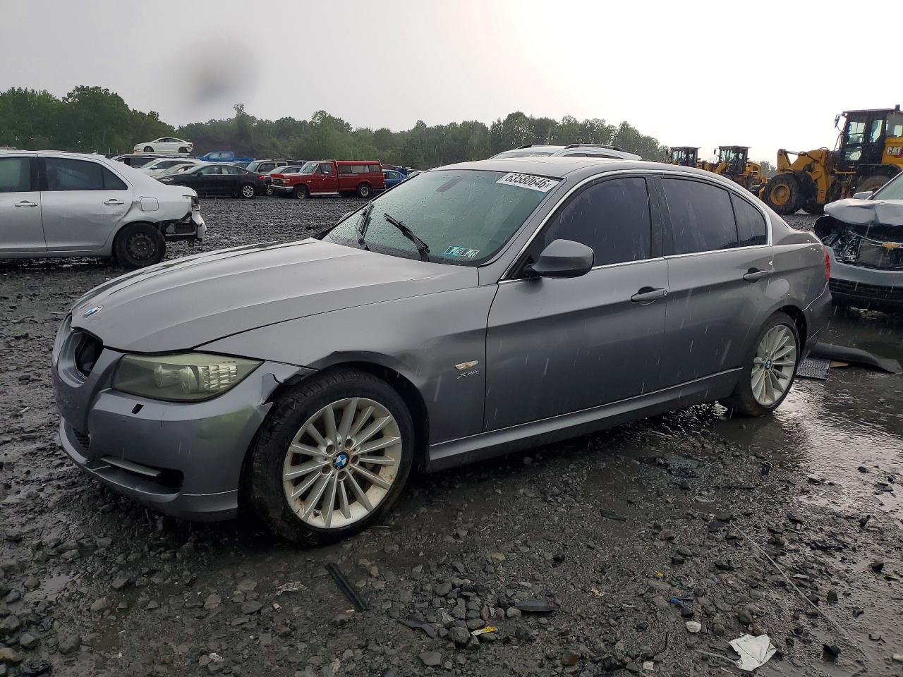 2010 Bmw 335 Xi Silver vin: WBAPL3C52AA408510