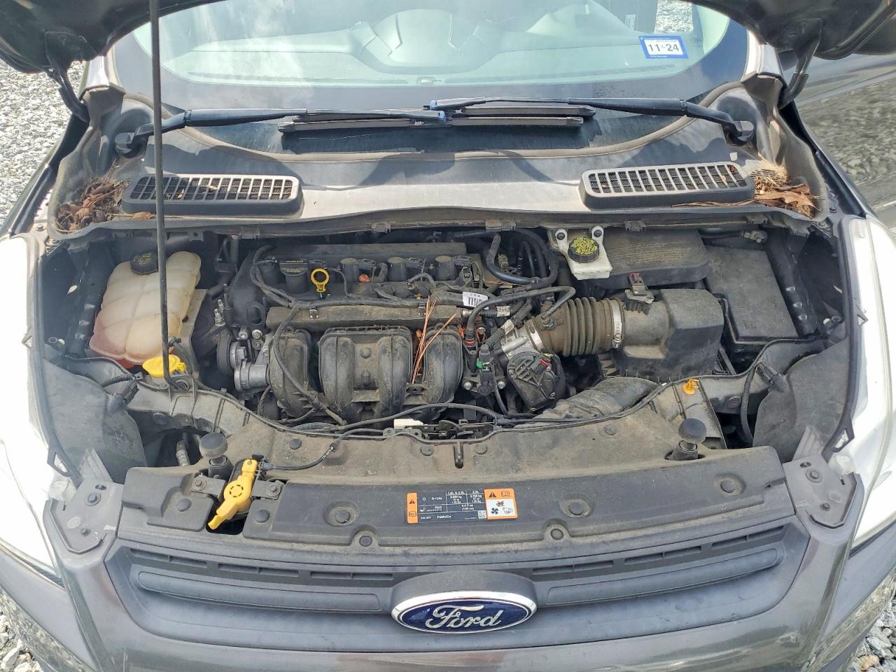 2015 Ford Escape S Gray vin: 1FMCU0F73FUA42150